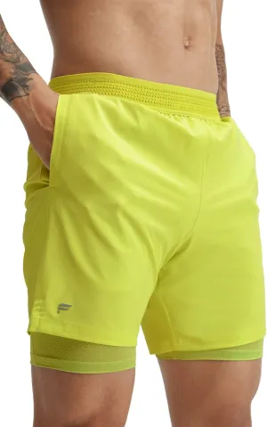 Fabletics Men's The Fundamental Short (Lined), Workout, Running, Training, Gym, Yoga, Ultra Lightweight, Athletic