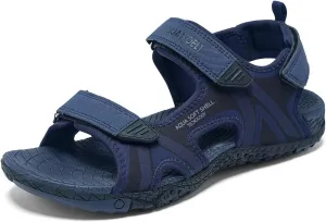 QUANDELI Men's Sport Sandals, Open Toe Water Sandals with Arch Support Waterproof Lightweight Casual Athletic Sandals for Outdoor Beach Travel Summer