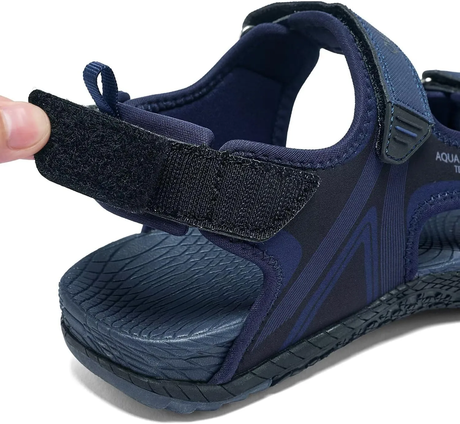 QUANDELI Men's Sport Sandals, Open Toe Water Sandals with Arch Support Waterproof Lightweight Casual Athletic Sandals for Outdoor Beach Travel Summer