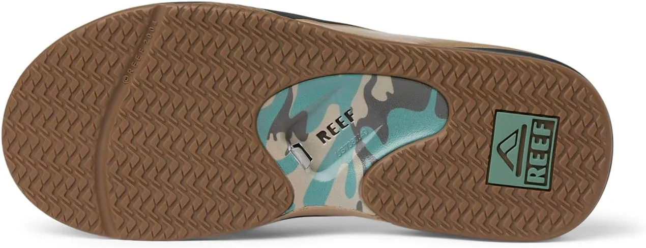 REEF Fanning Men's Bottle Opener Flip Flop, Arch Support, Durable Outsole, Water Friendly